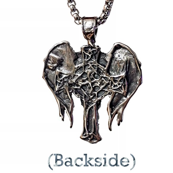 Archangel Michael Celtic Cross Saint Religious Catholic Protection Medal Pendant - Picture 14 of 16